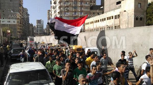 رافضو الانقلاب بشرق الإسكندرية يتظاهرون في جمعة “انصروا الأقصى”
