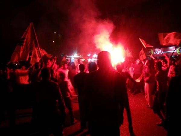 صور| مسيرة في مدينة نصر تنديدًا بالانقلاب