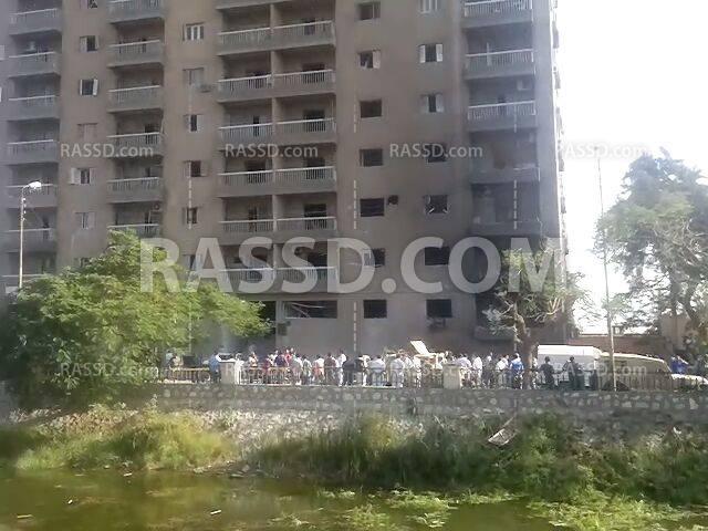 بالصور آثار انفجار مبني المخابرات بالإسماعيلية