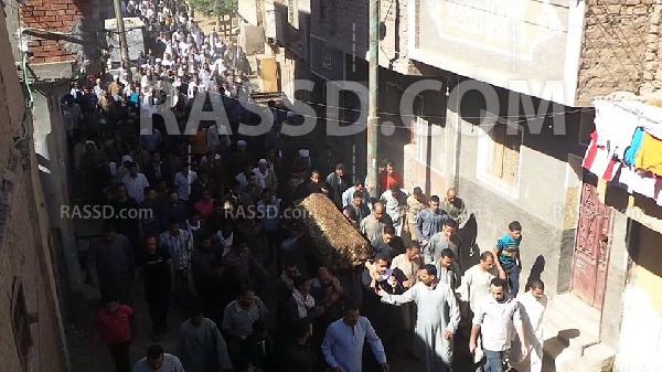 المنيا تشيع جنازة شهيد 6أكتوبر