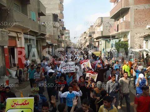 صور| “حوش عيسى” تندد بانتهاكات داخلية الانقلاب