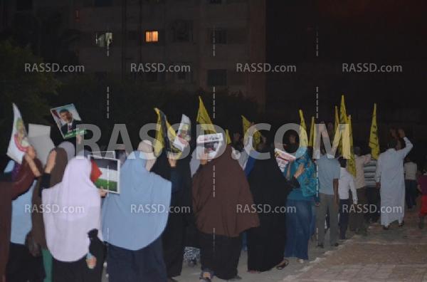 صور| برج العرب تتظاهر تنديدًا بممارسات أمن الانقلاب