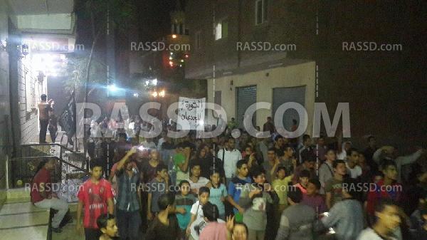 صور| تظاهرة حاشدة في الهرم للتنديد باعتقال الفتيات