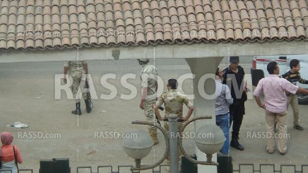 قوات الجيش تحاصر كلية الدراسات الإسلامية بالمنصورة