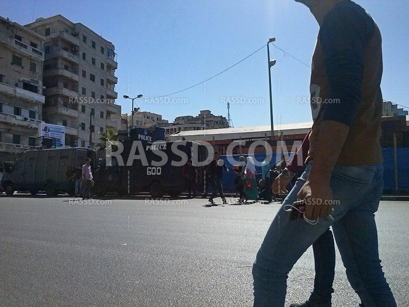 صور | تشديدات أمنية مكثفة بجامعة الإسكندرية