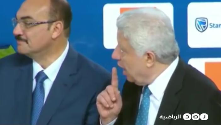 بالفيديو.. مرتضى ينفعل على رئيس الـ”كاف” بعد خسارة الزمالك لقب إفريقيا