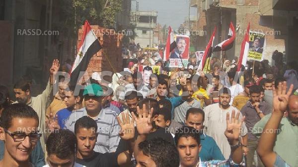 مسيرة بمسقط رأس الرئيس مرسي في جمعة “أسقطوا النظام”