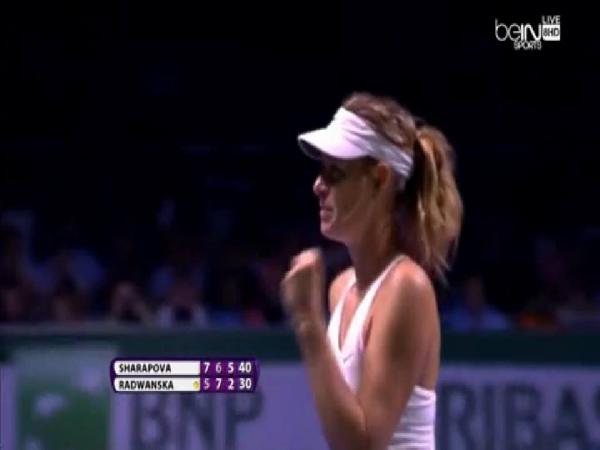 آخر فوز لشارابوفا بطعم الهزيمة