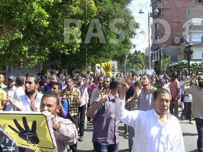 مسيرة حاشدة بقنا لدعم الشرعية في مليونية الصمود