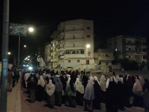 مسيرة في السادات للمطالبة بحرية المعتقلين