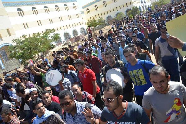 البث المباشر لمسيرات جامعة الأزهر بتفهنا الأشراف بالدقهلية