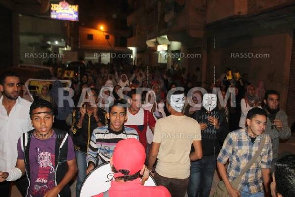 بالصور..مظاهرة مفاجئة لألتراس حرية بالاسكندرية