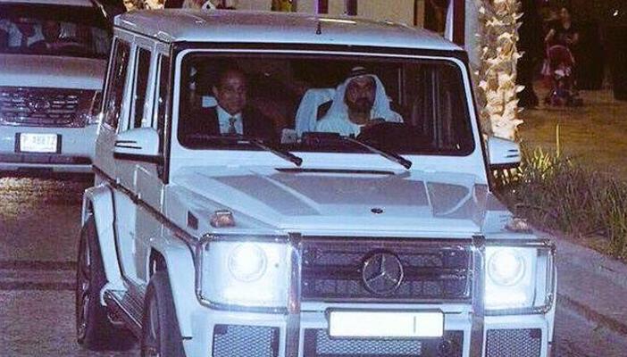 بالصور.. ولي عهد دبي يصطحب السيسي في جولة بالسيارة في شوارع دبي