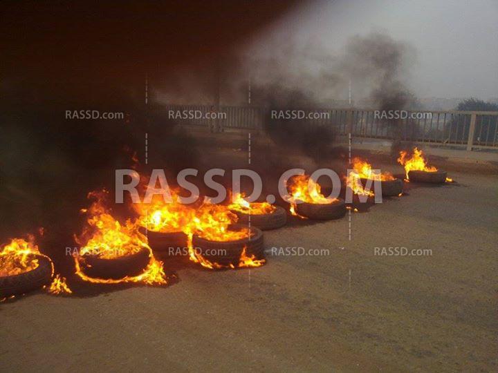 مجهولون في منشأة القناطر يقطعون خط السكك الحديد