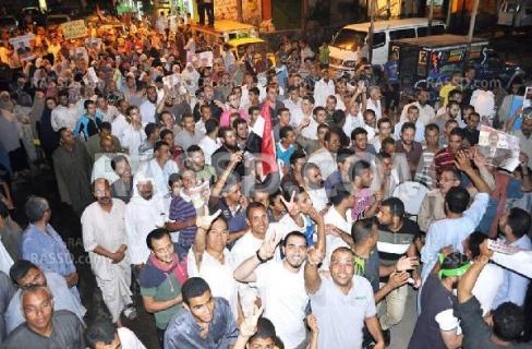 بث مباشر لمسيرة ضد الانقلاب بالسويس