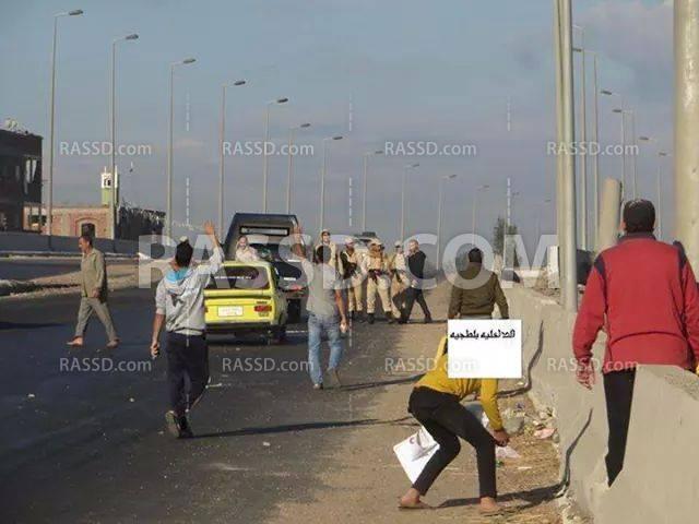 الأمن يهاجم سلسلة بشرية صباحية في البصارطة بالغاز والخرطوش