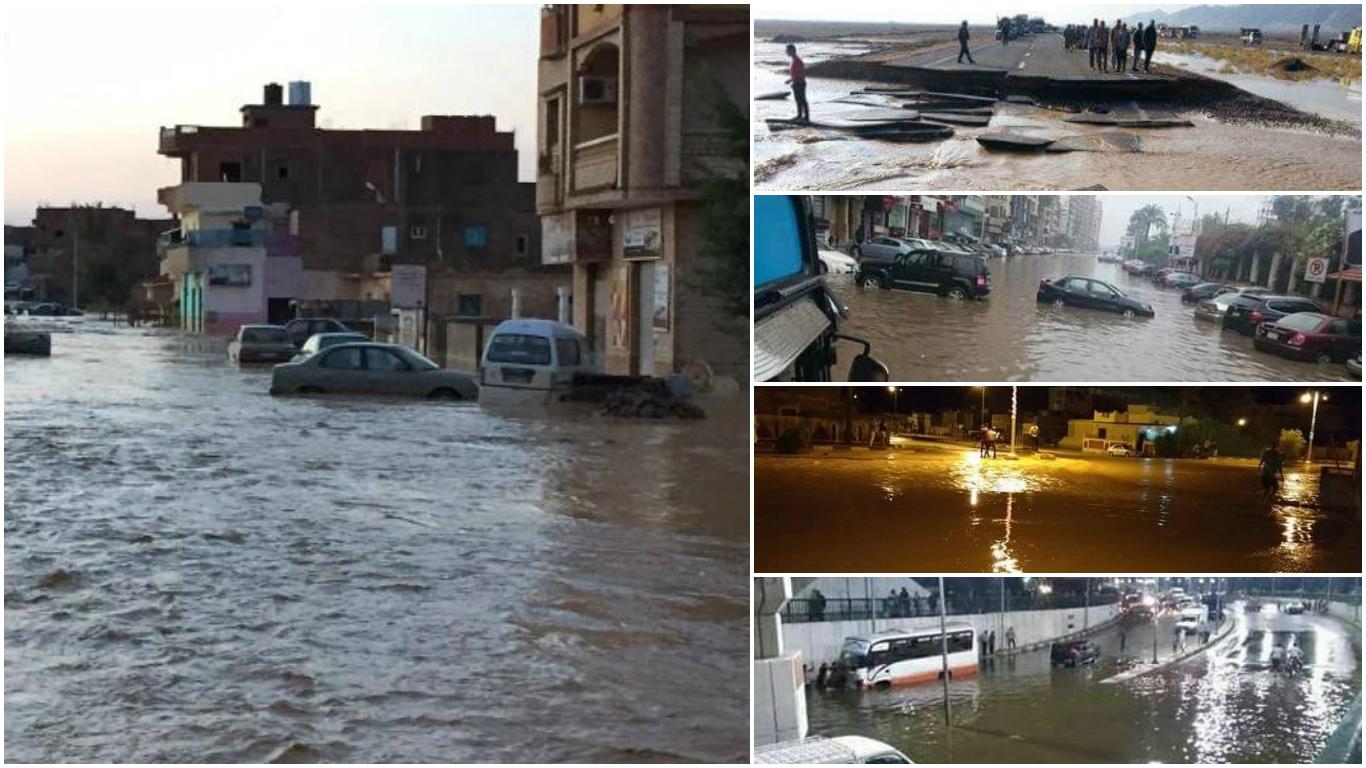 تعليق الدراسة بـ”رأس غارب” بسبب السيول