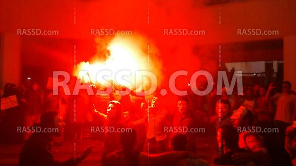 صور| “البادي أظلم” تظاهرة لطلاب “مصر للعلوم”