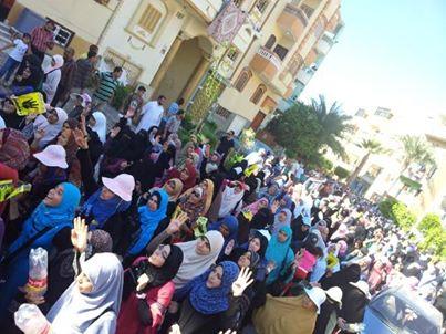 مسيرة في الصف بالجيزة تضامنًا مع أهالي سيناء