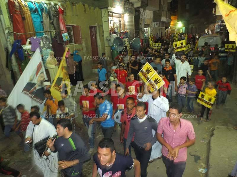 صور| تظاهرة بـ”الفيوم” للتنديد بتردي الأحوال المعيشية