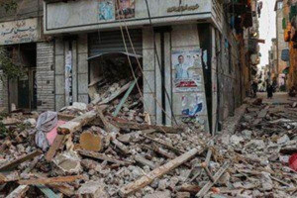 انهيار جزئي بأحد عقارات الفجالة واستخراج 6 أشخاص