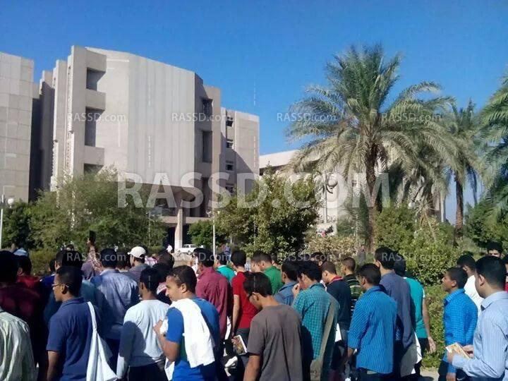 الأمن يحاصر جامعة الأزهر بأسيوط إثر انطلاق تظاهرة طلابية