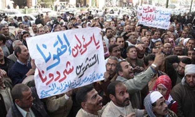 تسريح 1930عاملًا و94 احتجاجا و29 إضرابًا عماليًا خلال أكتوبر