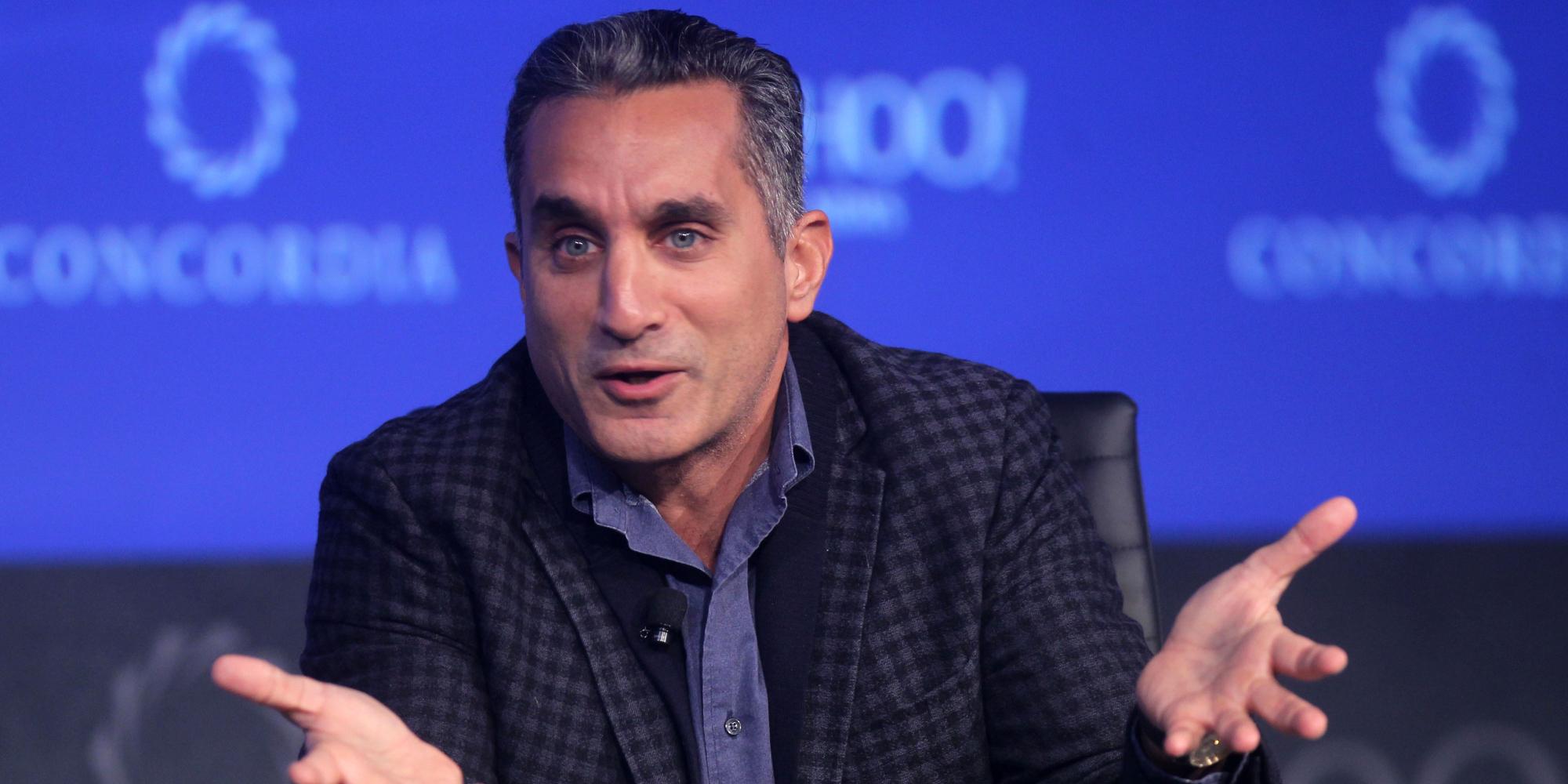 باسم يوسف : إمكانيات أحمد موسى أقل من مجذوب يجري وراء عربيات الرش