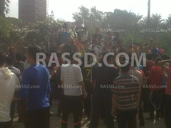 طلبة المدينة الجامعية بطنطا يحتجون على مطالبتهم بالمصاريف