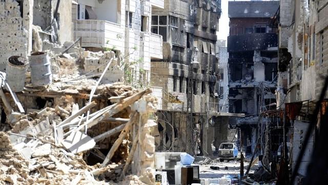 مقتل 11 طفلاً جراء قصف مدرسة في دمشق