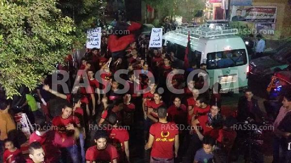 مسيرة مناهضة لحكم العسكر في الجيزة‬