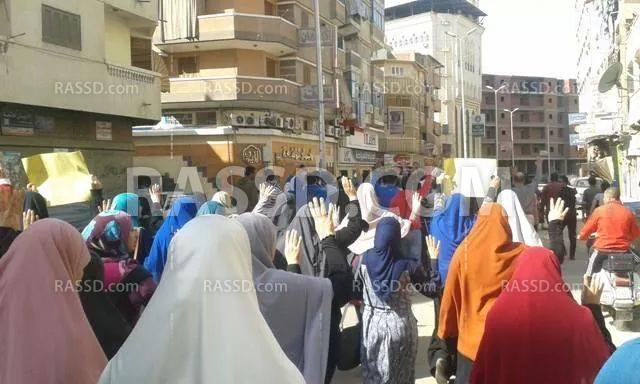 مسيرة صباحية بمدينة دمياط تحت شعار “قاوموا الظلم”