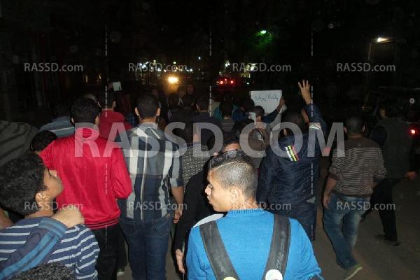 صور| مسيرة لشباب “المحلة” تنديدًا باعتقال الطلبة