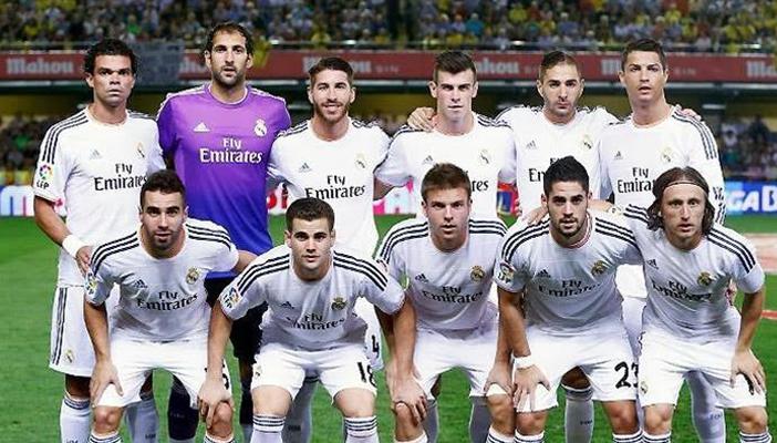 قائمة ريال مدريد في مواجهة أشبيلية
