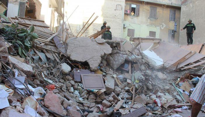 ارتفاع ضحايا انهيار عقار بالفيوم إلى 3 وإصابة 7 آخرين