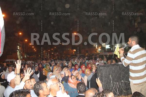 رغم حصار أمس..أهالي غرب الاسكندرية يتظاهرون ضد الانقلاب