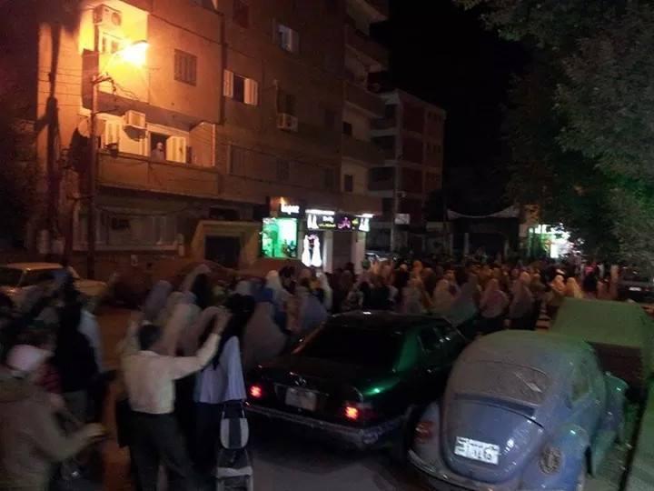 صور| 3 مسيرات في بني سويف تنديدًا باقتحام قرية الميمون