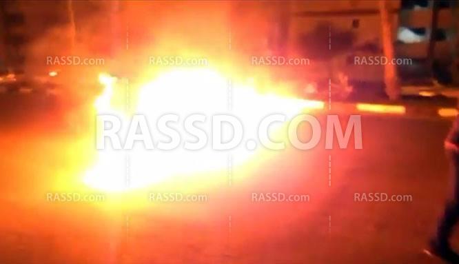 مجهولون يقطعون طريقًا رئيسيًا احتجاجًا على اعتقال سيدة في بورسعيد