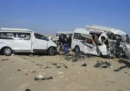 مصرع وإصابة 30 شخصا في حادثي تصادم بالمنيا والفيوم