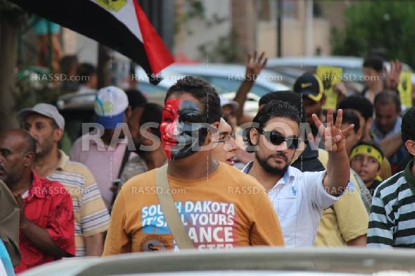 بث مباشر لوقفة مناهضة للإنقلاب لطلاب هندسة بني سويف