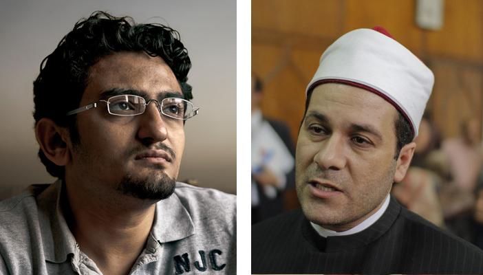 مظهر شاهين لوائل غنيم: لا تعرف عن الثورة إلا اللاب توب ومنى الشاذلي