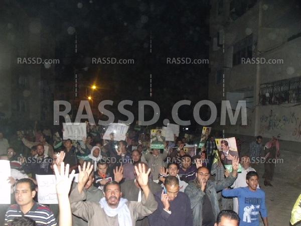 برج العرب تواصل التظاهر ضد العسكر رغم الاعتقالات