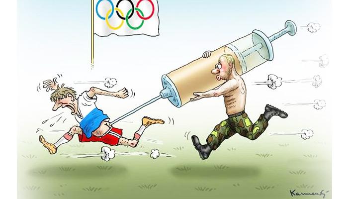 كاريكاتير.. فضيحة المنشطات والرشاوى الروسية في دورة الألعاب الأوليمبية