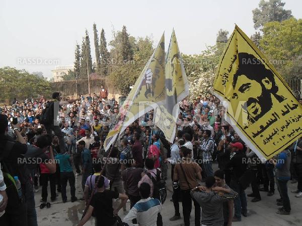 طلاب الأزهر ينتفضون للمطالبة بالإفراج عن المعتقلين