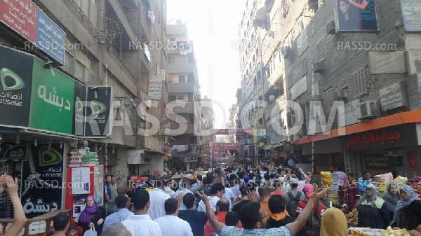 مسيرة في المهندسين تضامنًا مع انتفاضة السجون الثالثة