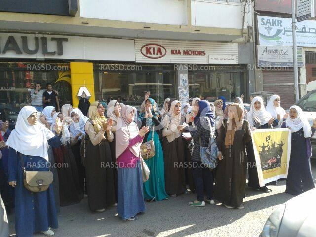 فاعلية لـ”حقي الطلابية” بأسيوط تضامناً مع مدراس دار حراء