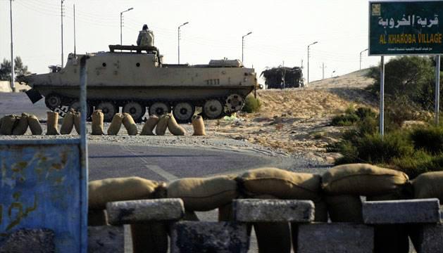 انفجار عبوة ناسفة بالقرب من آليات عسكرية بسيناء