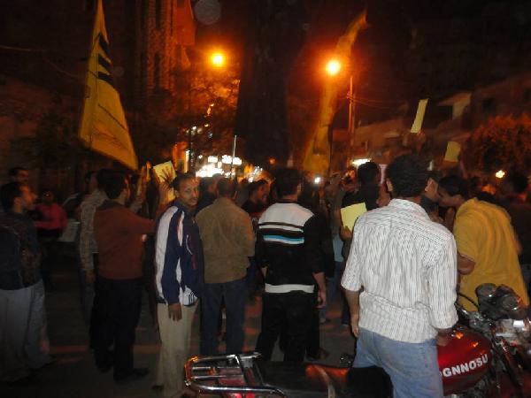 مسيرة حاشدة للتحالف الوطني بطوخ بعنوان”الحرية للشرفاء”