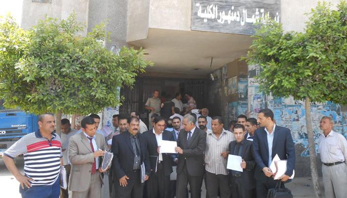 وقفة لمحاميّ البحيرة ضد تجاوزات الشرطة