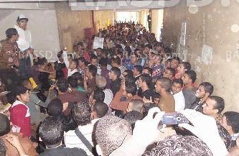 “الشريعة والقانون” بتفهنا الأشراف يعلنون الإضراب عن الدراسة